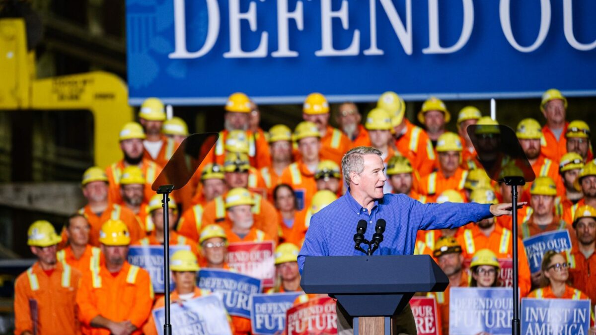 Sen. Jon Husted of Ohio is running for reelection as Trump’s trade war with Canada escalates.