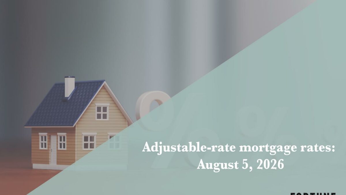 Current ARM mortgage rates report for Aug. 5, 2026