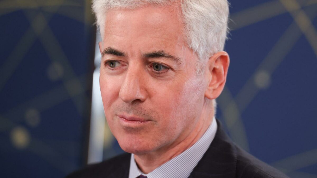 US hedge fund manager Bill Ackman, CEO of Pershing Square Capital Management, speaks during the 29th annual Milken Institute Global Conference at the Beverly Hilton in Beverly Hills, California on May 4, 2026.